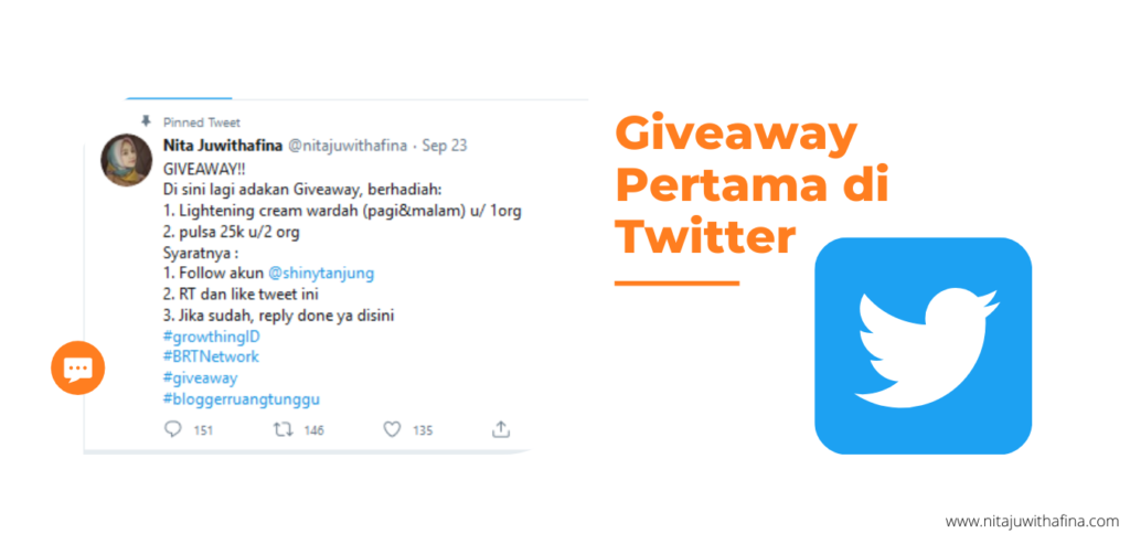 Giveaway Pertama Twitter Giveaway Pertama Twitter