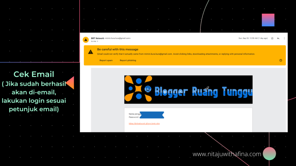 Langkah 3 Submit di BRTNetwork Langkah 3 Submit di BRTNetwork