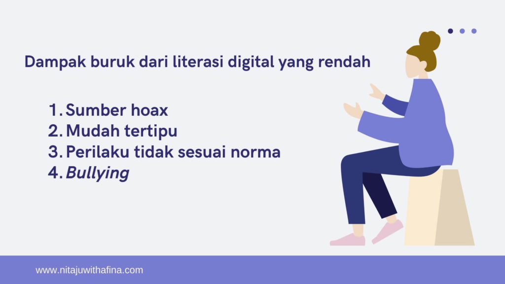 Dampak buruk literasi digital yang rendah