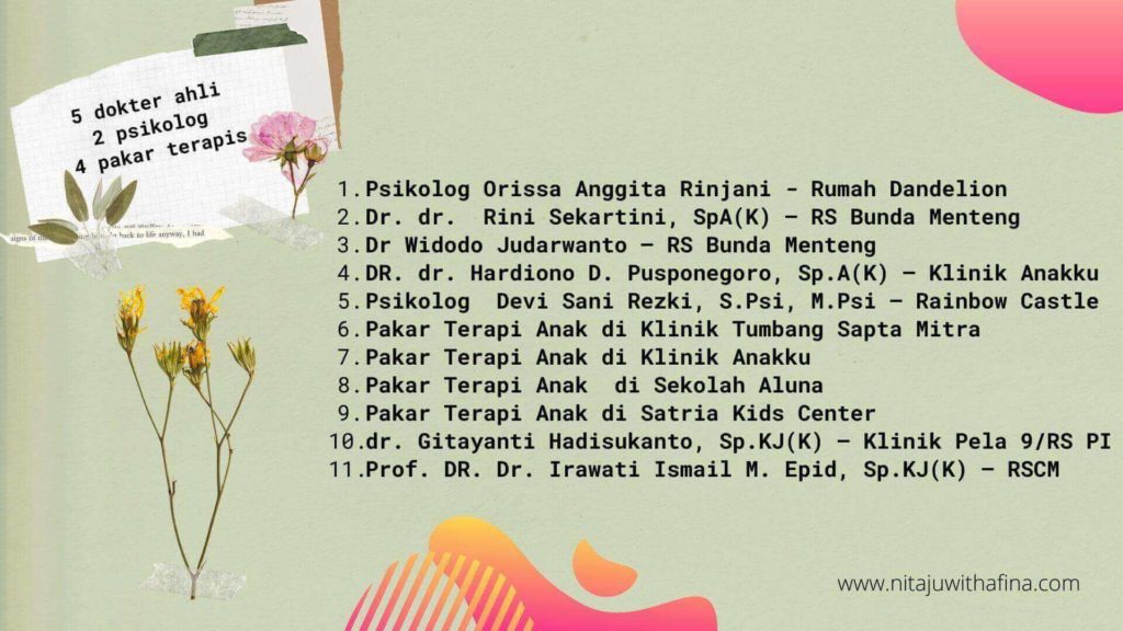 Ahli tumbuh kembang anak berkebutuhan khusus
