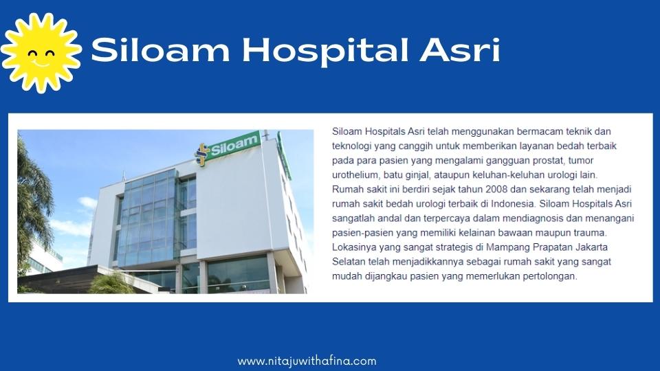 Siloam Hospital Asri, rumah sakit spesialis urologi
