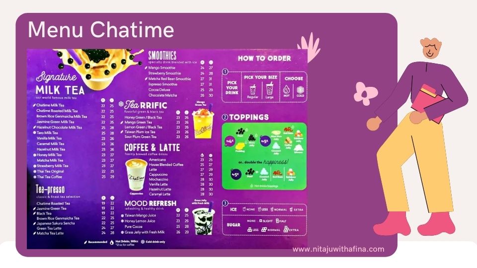 menu Chatime Indonesia