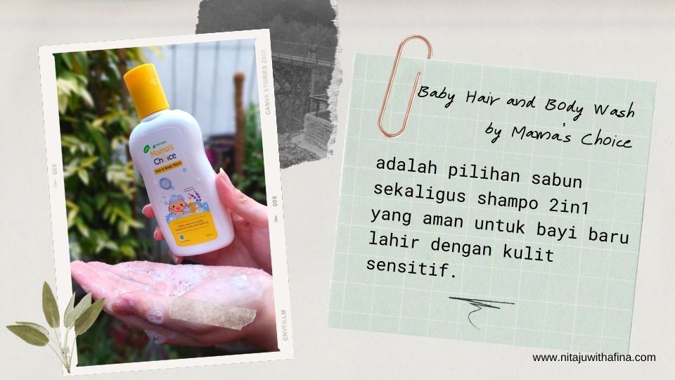 Sabun sekaligus shampo 2in1 untuk kulit sensitif