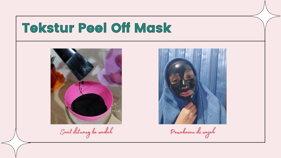 Tekstur peel off mask Qiansoto