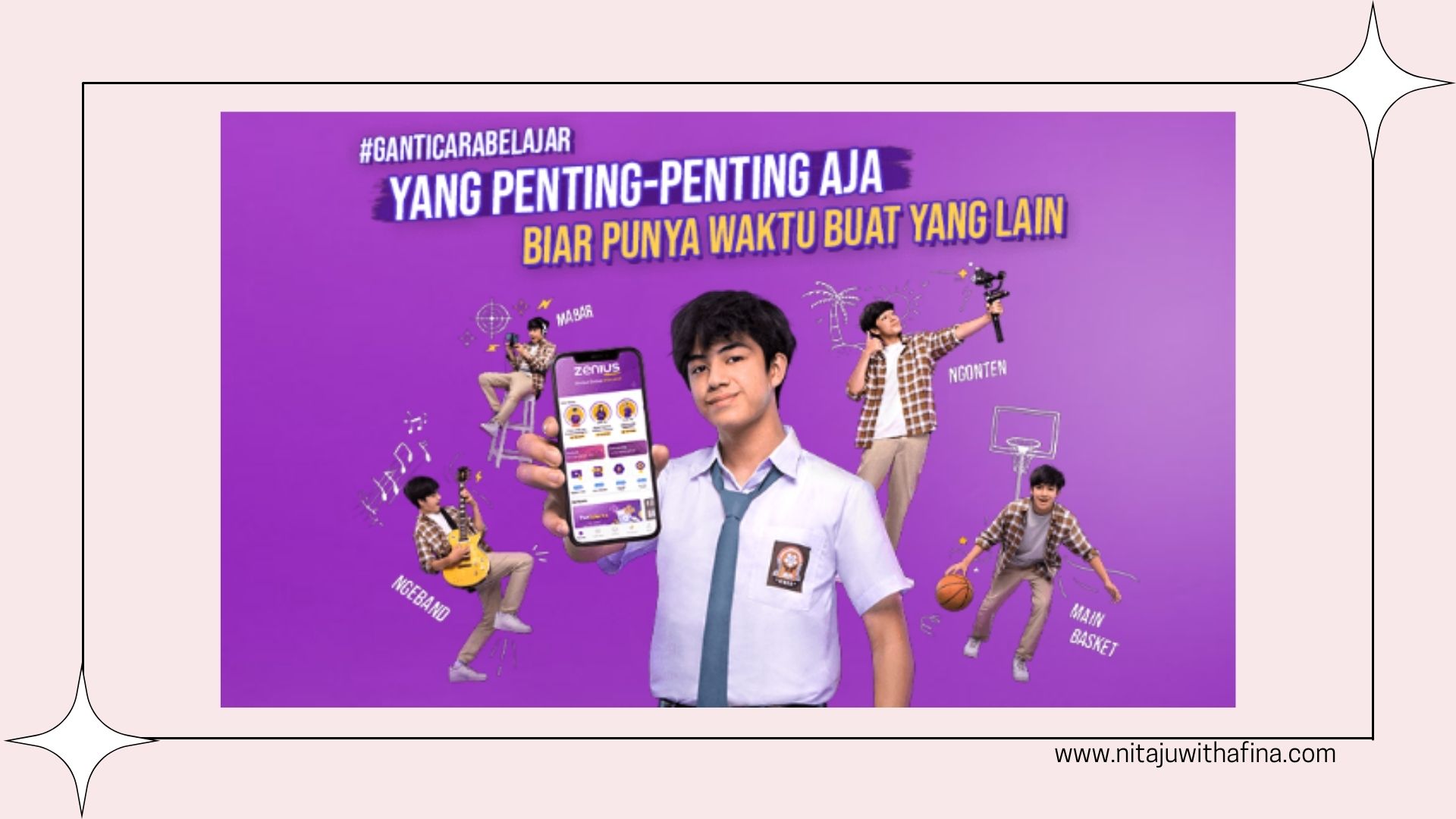 Ganti cara belajar dengan Zenius