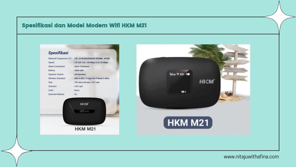 Spesifikasi Modem Wifi HKM M21