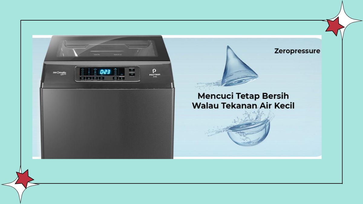 mesin cuci cocok tekanan air rendah