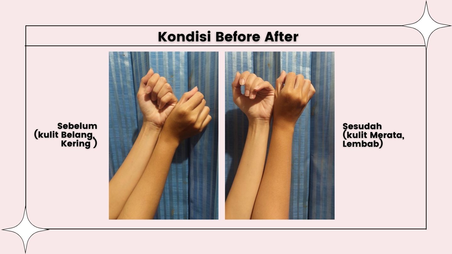 Before After Penggunaan Scarlett Loving