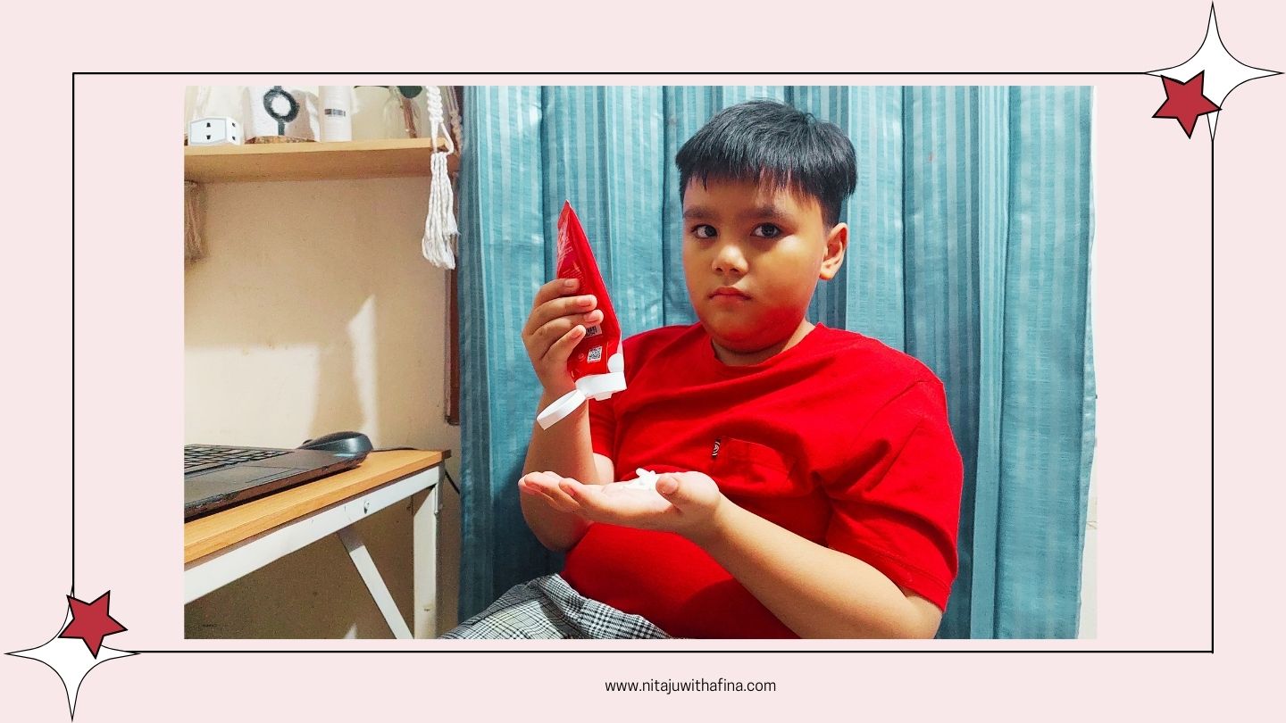 Anak Menggunakan Bfree Lotion