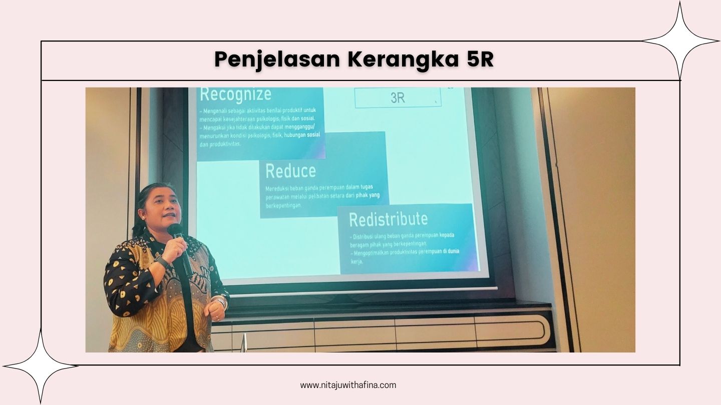 Ibu Early dari ILO menerangkan tentang kerangka 5R