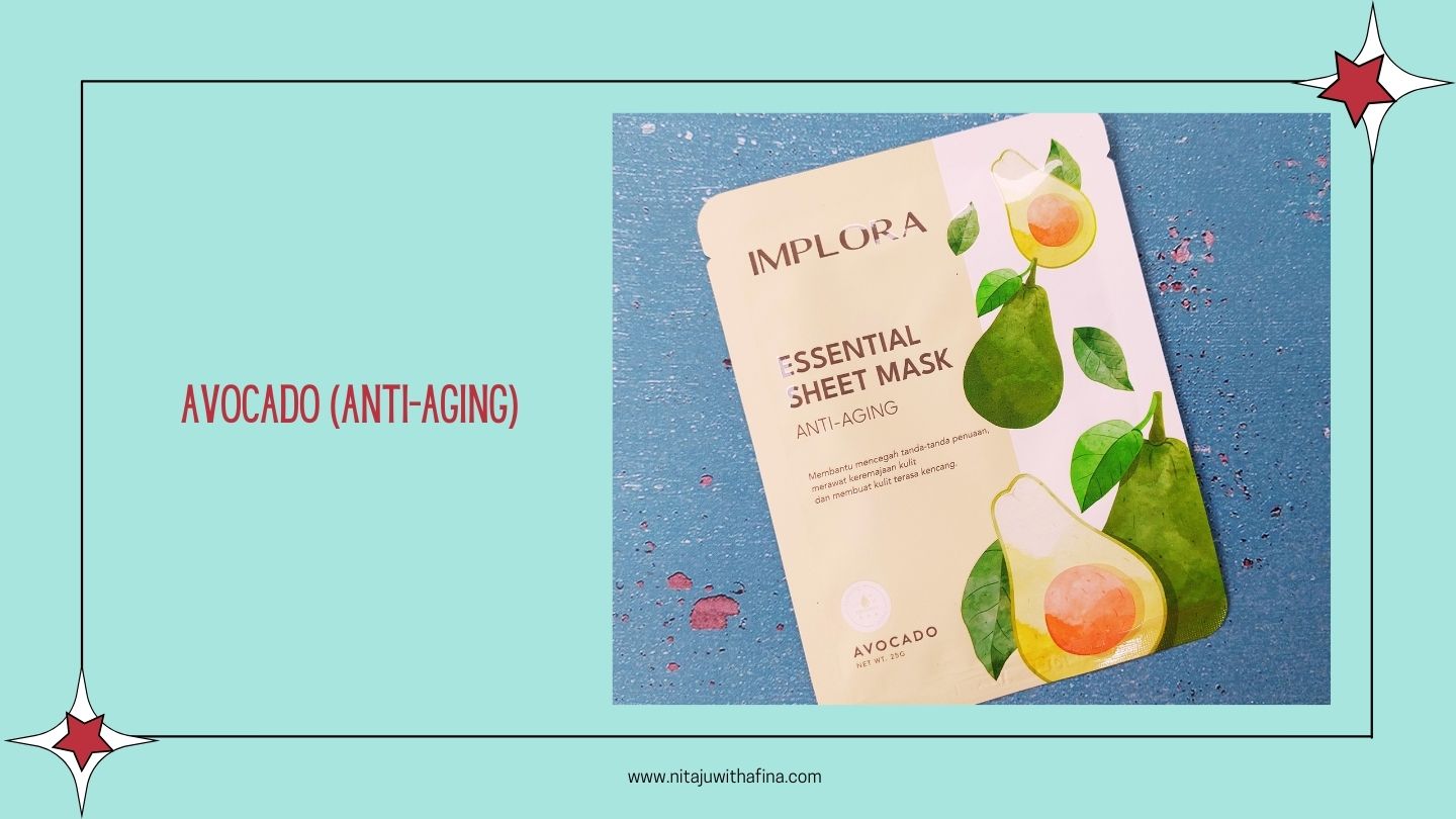 Sheet Mask Avocado Implora