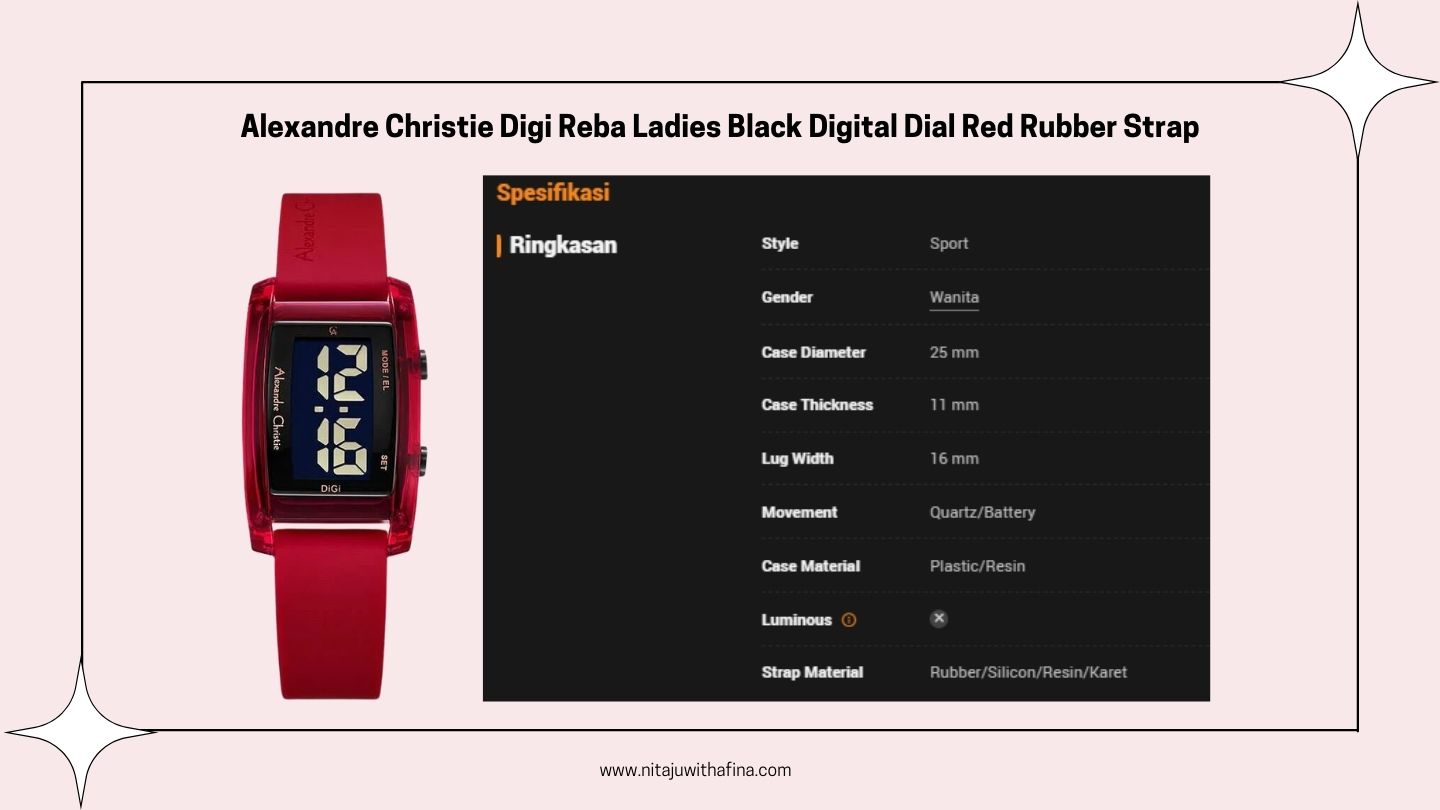 Jam Tangan Wanita Digital